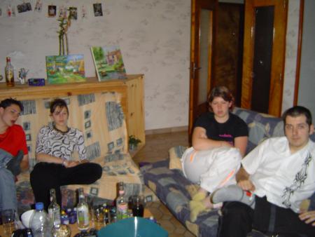 soir�e chez claire et fr�d